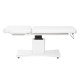 Table Esthétique et Massage Electrique 2 plans 71 cm + accoudoirs Blanc ou Noir - 5