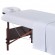 Kit complet 3 pièces en coton flanelle : Drap Housse + Drap plat + Têtière