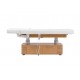 Table de massage électrique OKEN – 4 moteurs, Chauffante, 199×79 cm - Bois naturel - 2