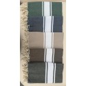 Fouta coton 1x2 mètres NOUVELLE COULEURS!