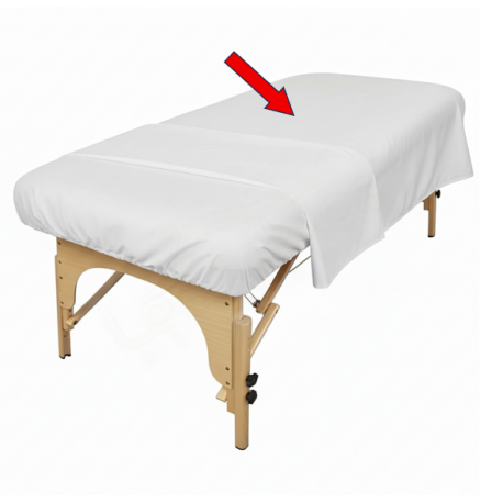 Drap plat en microfibre