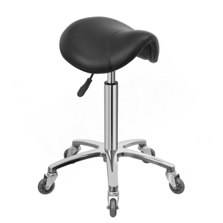 Tabouret Noir Ergonomique Selle de Cheval !Nouveau Modéle! - 1