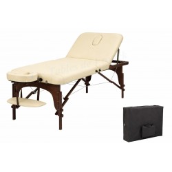 Table de massage ESSENTIEL- 76 cm - Wengé - avec dossier - 1